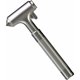 thumbnail image 1 of Martillo de seguridad de metal con rompeventanas y cortador de cinturón de seguridad, herramienta de rescate de emergencia de aleación de aluminio para automóvil (1 unidad) 7,5 x 17 cm,, 1 of 5