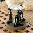 thumbnail image 2 of Home Decorative Lotus Yoga Position, Polyresin Oil Warmer, 2 of 2