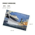 thumbnail image 4 of Lantern Press 1000 Piece Jigsaw Puzzle, USS Missouri, Side View Guns, 4 of 5