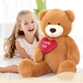 thumbnail image 4 of Tezituor 36" Teddy Bear Stuffed Animal Giant Bear Plush with I Love You Heart Plush Toy, 4 of 6