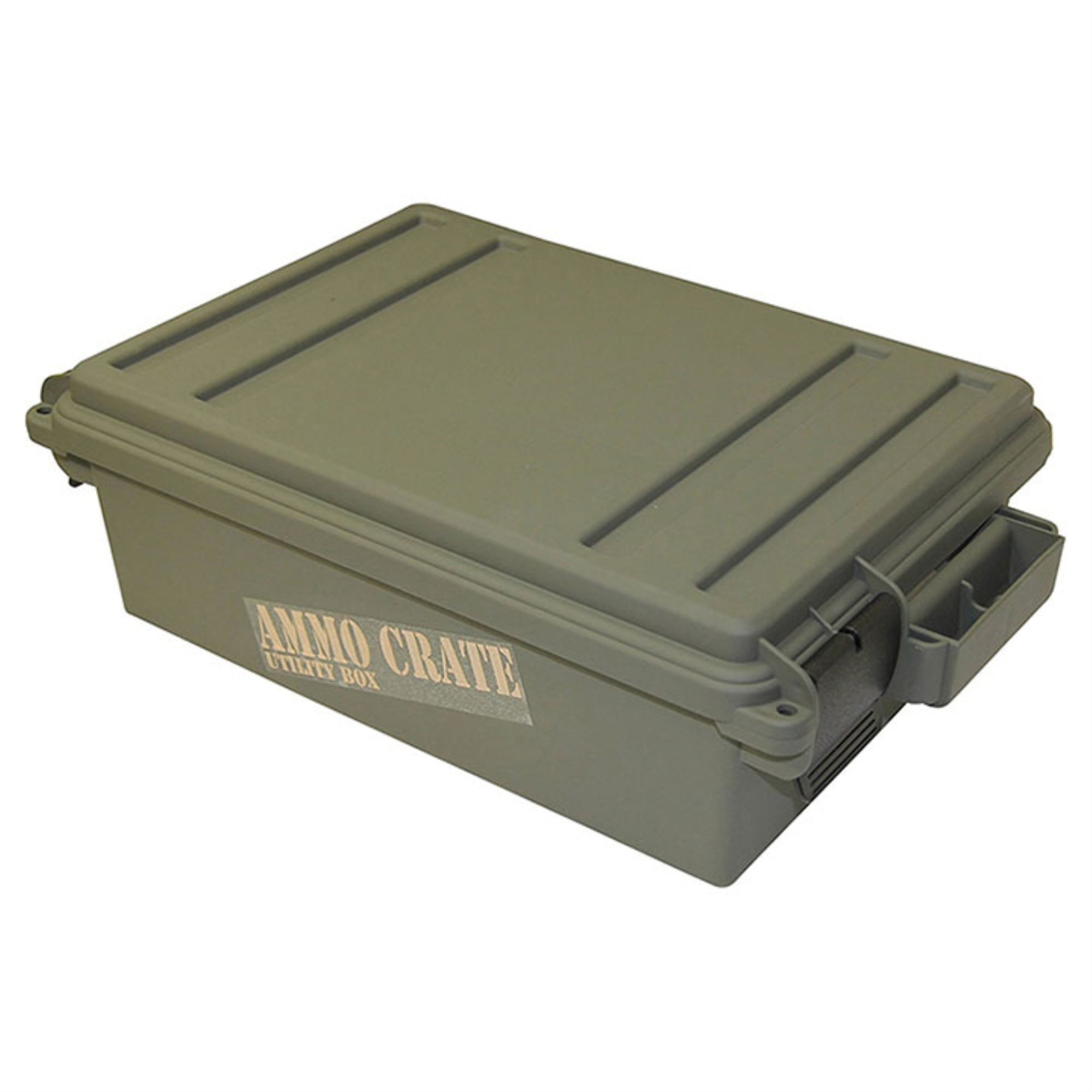 Plastic Ammo Box Set of Two 50 30 Cal Water Resistant Tool Storage With Padlocks 