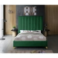 thumbnail image 4 of Meridian Furniture Via Rich Velvet Full Bed in Green, 4 of 9