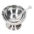 Ice Cream Bowl Stainless Steel Dessert Pudding Bowls Sundae Salad