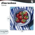 thumbnail image 4 of Stupell Industries French Country Fresh Picked Kitchen Strawberries Canvas Art, 17 x 17, by Kate Jarvik Birch, 4 of 8