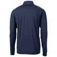 thumbnail image 3 of Men's Cutter & Buck Navy Old Dominion Monarchs Adapt Eco Knit Stretch Recycled Quarter-Zip Pullover Top, 3 of 3