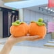 thumbnail image 5 of Colgante de peluche de fruta, caqui, caqui, Ruyi Creatives, muñeca, llavero, peluche, bola, muñeca, pequeño caqui, llavero de terciopelo, 5 of 9