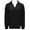Black, variant on Women's Oversized V-Neck Knit Sweater - Fall Winter Drop Shoulder Long Sleeve Solid Color Comfort Pullover Top For St Patricks Day Outfits,Size:S