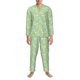thumbnail image 2 of Balery Easter with eggs and flowers Pijama para Hombre de Dos Piezas con Manga Larga, Conjunto de Dormir y Descanso Suave con Bolsillos-Medium, 2 of 3