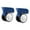 Blue, variant on 2 Pieces Suitcase Wheels Baggage Wheel Luggage Accessories Silent Sturdy PP Material for Most Travel Trolley Cases