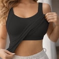 thumbnail image 5 of Women's Seamless Bodysuit with Built In Bra, Strapless Tank Top with Removable Cups, T-Shirt Bra Alternative for Everyday Wear, Backless Dress and Layering-Black, 5 of 6