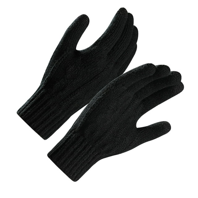 Sonducket Guante de manopla para mensajes de texto con pantalla táctil para hombres y mujeres, dedos cálidos mientras usa dispositivos Premium guantes y mitones Negro