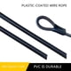thumbnail image 2 of Candado antirrobo para cadena de bicicleta, cadena de candado de seguridad para bicicleta de 70,87 pulgadas con llaves, 2 of 4