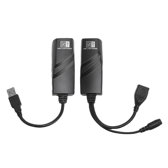 100m USB 2.0 Extender Over Cat5e / Cat6 Cable, 328ft USB Extension Kit for Printer Webcam HDD, Plug and Play