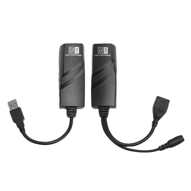 100m USB 2.0 Extender Over Cat5e / Cat6 Cable, 328ft USB Extension Kit for Printer Webcam HDD, Plug and Play