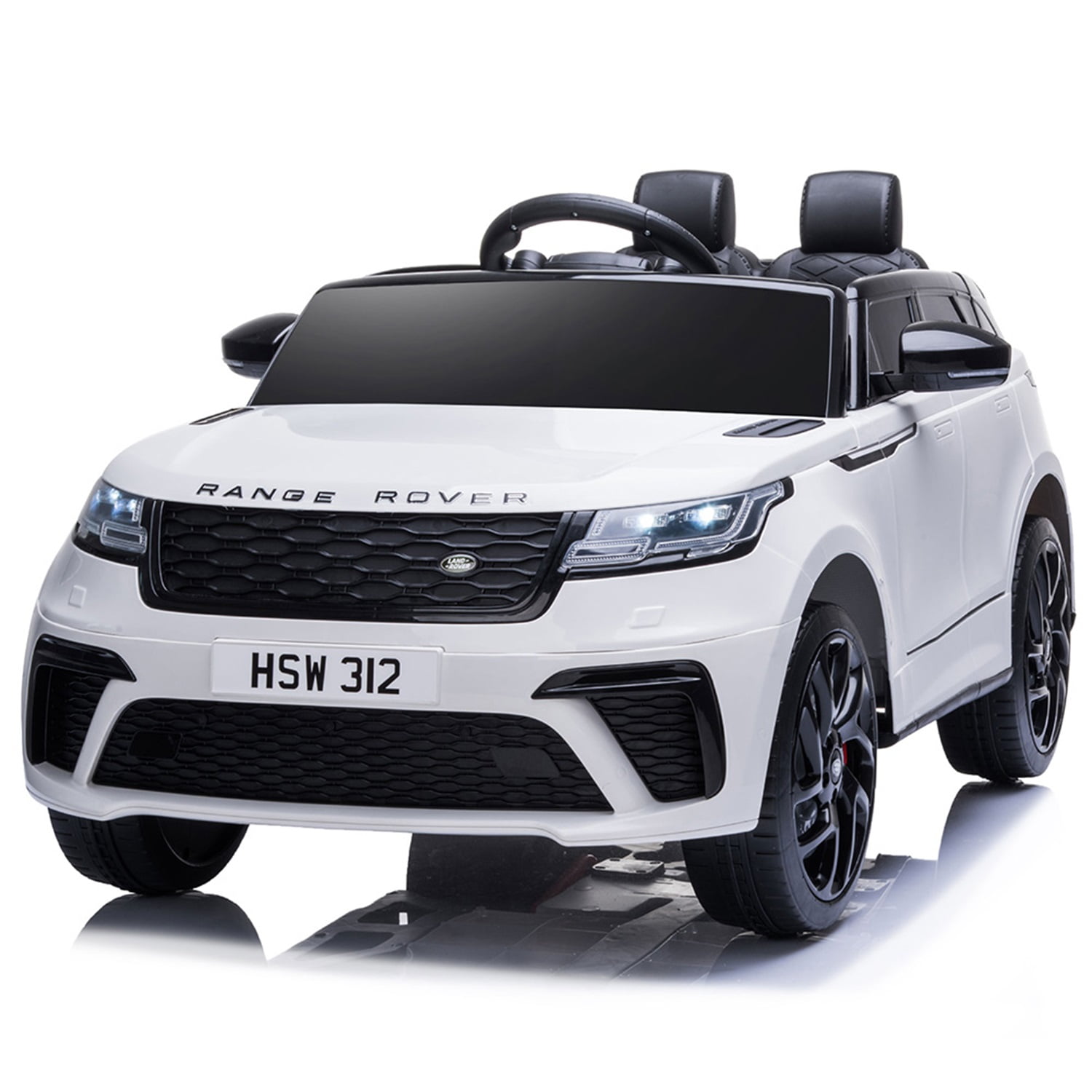 CIPACHO 12 V Licensed Land Rover Kids Ride On Car with Remote Cotrol, Toy Car for Kids Battery Powered Vehicle MP3, White CIPACHO 12 V Licensed Land Rover Kids Ride On Car with Remote Cotrol, Toy Car for Kids Battery Powered Vehicle MP3, White