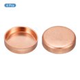 thumbnail image 3 of Unique Bargains 25.4mm(1') ID Copper End Cap Pipe Fitting Sweat Plug Connection 4 Pack, 3 of 4