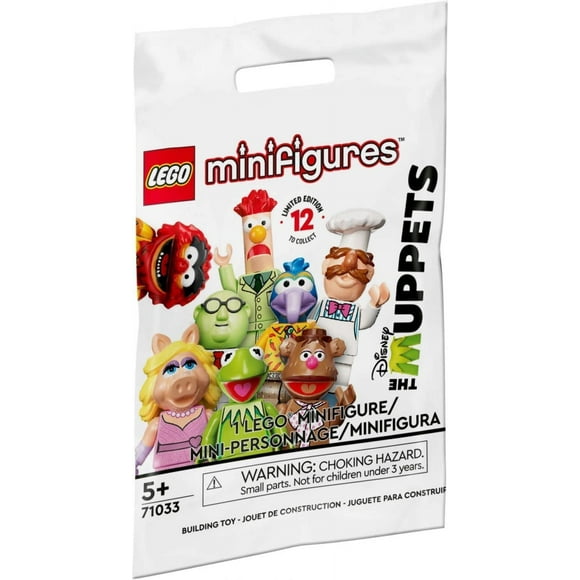 LEGO Minifigure Muppets Series: Kermit The Frog Minifig with Additional Purple Cape (71033)