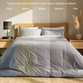 thumbnail image 6 of Bare Home Organic Cotton Duvet Cover Set, Percale Weave, Queen, Light Gray, 6 of 10