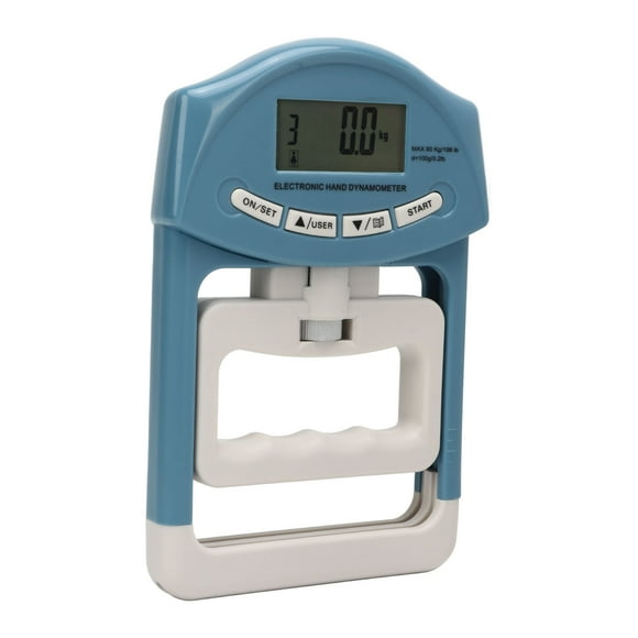 Digital Hand Dynamometer, Grip Strength Testing LCD Display Digital Hand Grip Strengthener for Home Use for Sports Blue
