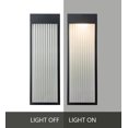 thumbnail image 2 of 18" Modern outdoor led wall sconce with frosted glass, 2 of 8