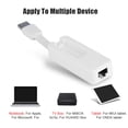 thumbnail image 2 of ATTOE White USB3.0 To Network Interface Gigabit Cable Card Ethernet Port Converter Adapter-3992, 2 of 5