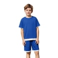 thumbnail image 4 of Shachafan Boys Casual Outfit Soft Comfortable Two Piece Loungewear For Kids Playwear And Daily Wear Boys Sweat Suit, 4 of 4