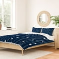 thumbnail image 2 of Society6 Heather Dutton Navy Entangled Duvet Cover Polyester Queen- 88" X 88", 2 of 3