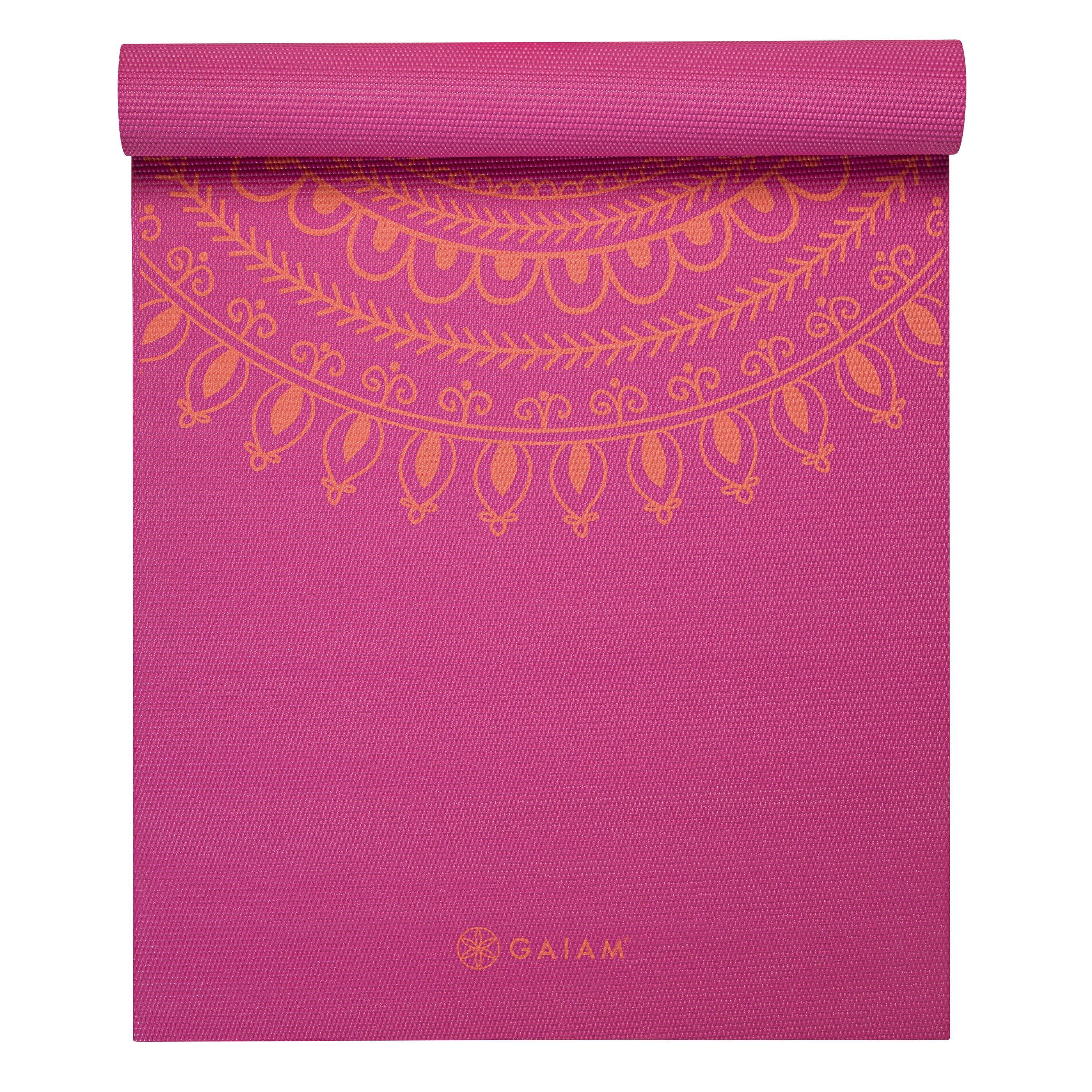 omroeper plank kam Gaiam Premium Print Yoga Mat, Bright Marrakesh, 6mm - Walmart.com