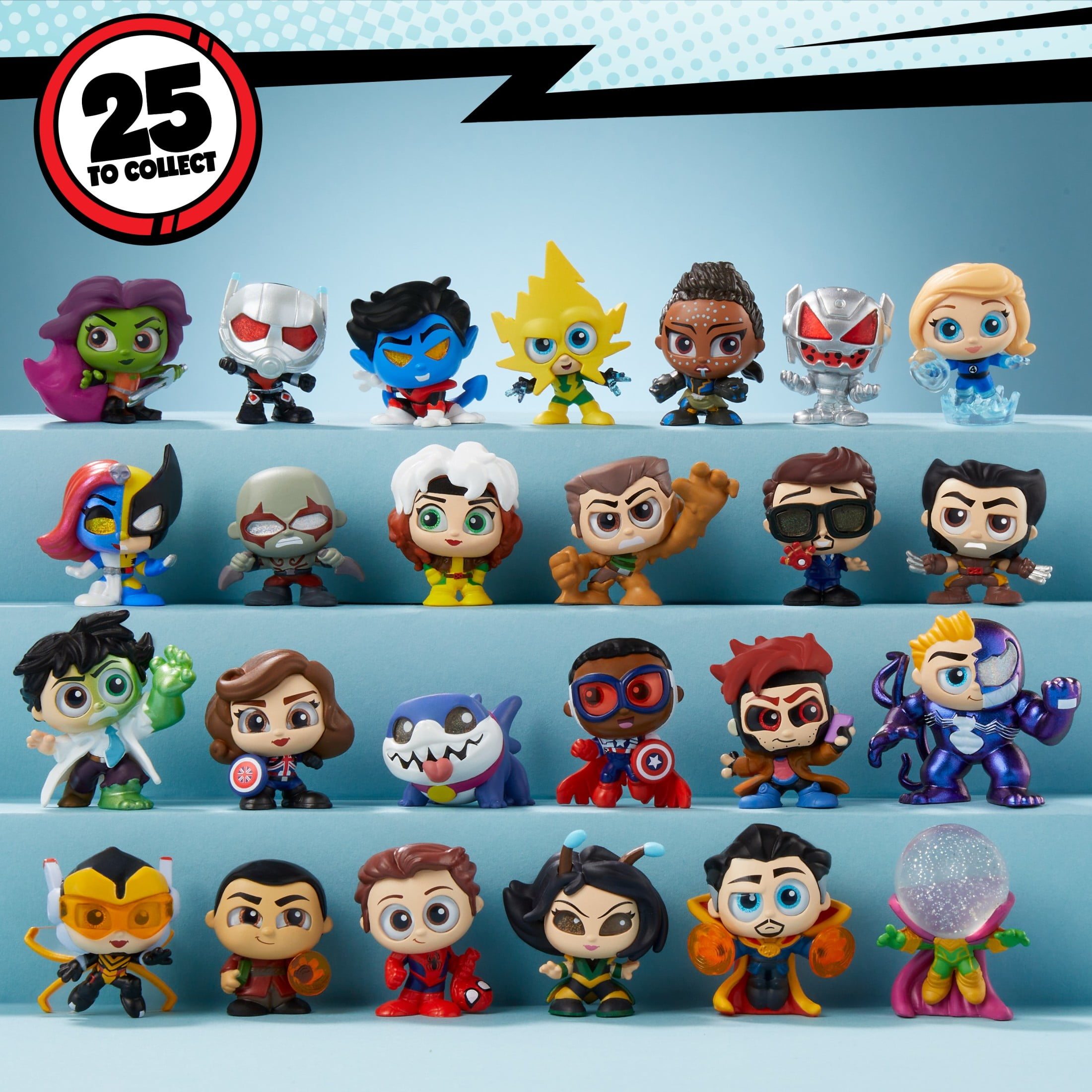 Disney Doorables Marvel Action Peek Series 2 - Mystery Collectible Figures for Kids 5+