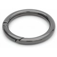 thumbnail image 6 of CRAFTME STUDIO Gunmetal 1-1/8" Spring O-Ring Clip (2pcs) – Snap Opening Carabiner Keyring Buckle for Purse & Bag Hardware (SCOS), 6 of 9
