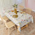 thumbnail image 4 of Summer Fruits Table Cloth,Wrinkle Free Table Cover with Polyester,Waterproof Reusable Tableclothes for Kitchen Picnic Party (Rectangle,60x120inch), 4 of 6