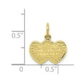 thumbnail image 3 of 10k YOU & ME FOREVER HEART CHARM in 10k Yellow Gold, 3 of 3