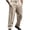 Khaki Pants for Men, variant on SSAAVKUY Mens Dress Pants Trendy 6 Button Formal Business Pants Fashion Mens Work Suit Pants Bridegroom Wedding Guest Party Pants Black 8