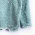 thumbnail image 5 of Womens Plus Size Long Sleeve Sweaters V Neck Casual Loose Fit Knit Fall Winter Solid Color Pullover Sweater Tunic Tops,Green,5XL, 5 of 5