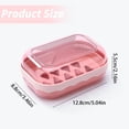 thumbnail image 3 of Luluganb 1Pc Soap Holder, Travel Soap Container with Lid, Portable Bar Soap Case, Period Kit Leakproof Soap Box with Perforations, Soap Dishes for Traveling, Camping, Gym,Pink, 3 of 9