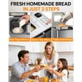 thumbnail image 2 of Bread Maker 2 lb Stainless Steel 17 in 1 Automatic Settings Non Stick Pan Low Noise Bestseling, 2 of 6