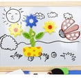 thumbnail image 2 of Juguetes para niños, rompecabezas magnético de madera, rompecabezas de animales, tablero de dibujo magnético de doble cara, rompecabezas para niños, 2 of 3