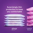 thumbnail image 3 of Always Discreet Adult Moderate Long Incontinence Pads, Up to 100% Leak-Free Protection 54 Count x 3 Pack (162 Count total), 3 of 3