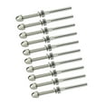 thumbnail image 6 of GOOHOCHY Stair Cable Railing Threaded Stud T316 Stainless Steel Silver 10Pcs, 6 of 8