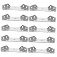thumbnail image 5 of IDEANATEGRATE 10Pcs Stainless Steel Corner Braces for and Diy Projects in Silver, 5 of 8