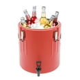 thumbnail image 5 of Red Insulated Beverage Containers Insulated Beverage Cooler Insulated Bucket 40L, 5 of 15