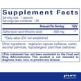 thumbnail image 3 of Pure Encapsulations Alpha Lipoic Acid 600 mg - ALA Supplement for Liver Support*, Antioxidants, Nerve Health, Cardiovascular Health & Carbohydrate Support* - Premium Alpha Lipoic Acid - 120 Capsules, 3 of 10