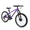 Purple, variant on CYBIC 24 Inch Mountain Bike for Boys Girls and Teens, 21-Speed Bicycle with Front Suspension Fork, Dual Disc Brakes, High Carbon Steel Frame, Blue
