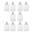thumbnail image 2 of 10 bolsas vacías recargables para apretar, recipientes para artículos de tocador, bolsas exprimibles para líquidos cosméticos, bolsa transparente a 50ml shamjiam Bolsa comprimible vacía, 2 of 7