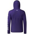 thumbnail image 6 of Bassdash Men's UV Sun Protection Hooded Long Sleeve Fishing Hoodie,Purple,XXL, 6 of 6