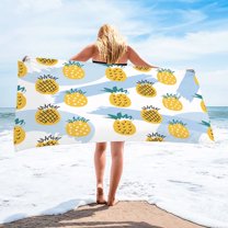 LYEAA Beach Towels Oversized Microfiber 75x150cm Sandproof Beach Blanket Bath Towel Seaside Sitting Blanket Lightweight Multi-Purpose Towel for Travel Vacation Swimming Pool