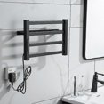 thumbnail image 3 of Toallero eléctrico de aluminio shaofei para baño 45-70 Calentador de toallas y porta toallas blanco, 3 of 5