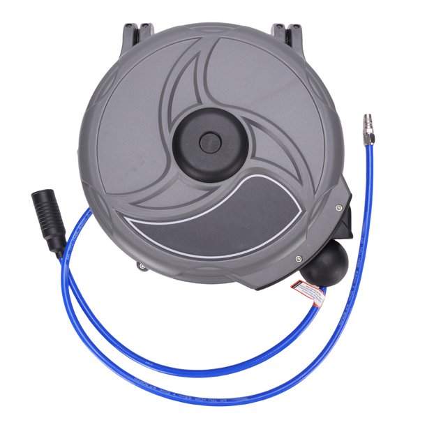 Carrete De Manguera De Aire Retráctil, Conector Rápido Con Bloqueo Automático, Presión De Trabajo De 15 Kg, Tubo Reforzado Con PU, 10 Mm, 10 M, Carrete De Manguera De Bobinado