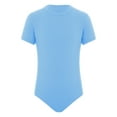 thumbnail image 3 of TTAO Boys Short Sleeve One Piece Bodysuit Adaptive Clothing For Children With Special Needs Anti-strip Romper Light Blue 6, 3 of 7