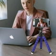 thumbnail image 3 of Tripod For Phone Flexible Sponge Octopus Mini Tripod For IPhone Mini Camera Tripod Phone Holder Clip Stand, 3 of 5